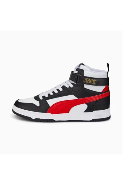 Puma RBD Game - Erkek White-Red-Black Bilekli Spor Ayakkabı - 385839 05