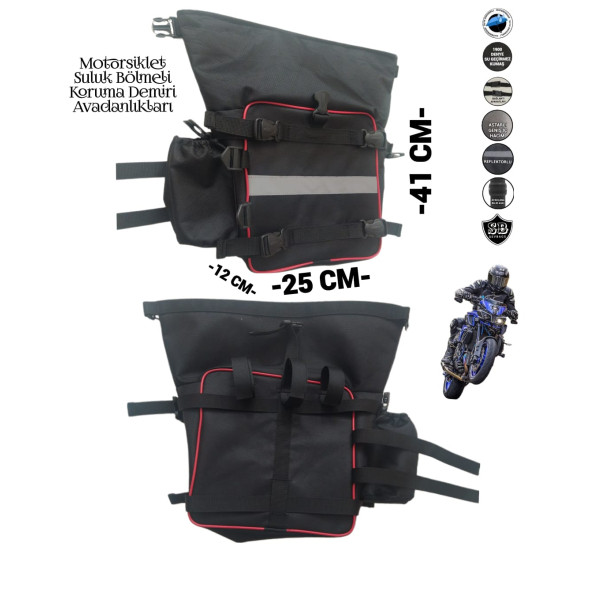 SEVBAGS MOTORSİKLET SULUKLU KORUMA DEMİRİ AVADANLIK ÇANTALARI - 3