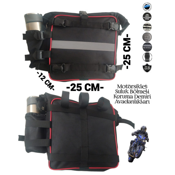 SEVBAGS MOTORSİKLET SULUKLU KORUMA DEMİRİ AVADANLIK ÇANTALARI - 4