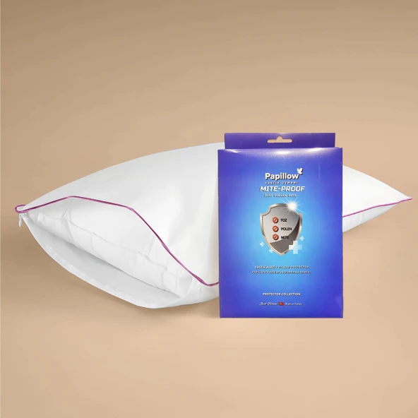 PAPILLOW Mite Proof Yastık Alezi 50x70 (2'li) Alerjik Bünyeler Için