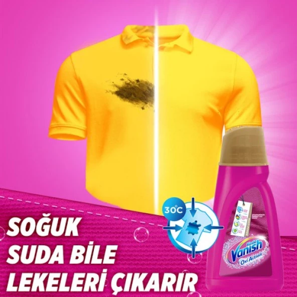 Vanish Kosla Oxi Action Gold Sıvı Leke Çıkarıcı 1000 ml Renkliler İçin - 5