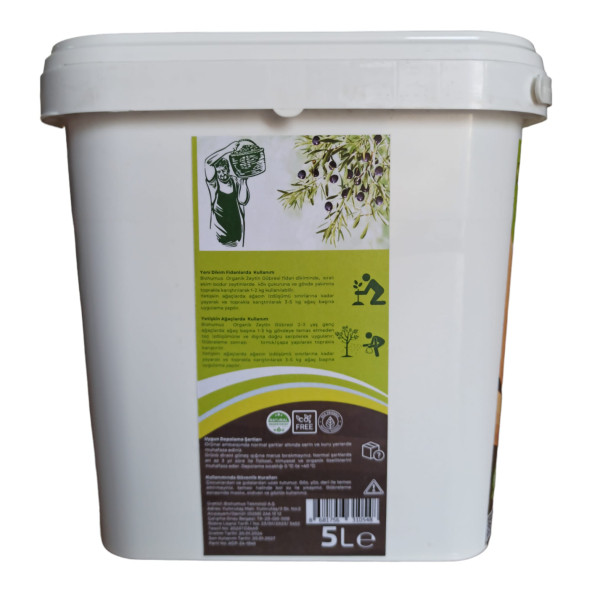 ZEYTİN için, Biohumus Organik gübre, Kök geliştirici, toprak düzenleyici, bitki besleyici, 5 Litre