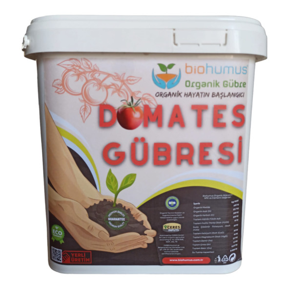 DOMATES için, Biohumus Organik gübre, Kök geliştirici, toprak düzenleyici, bitki besleyici 5 Litre - 4