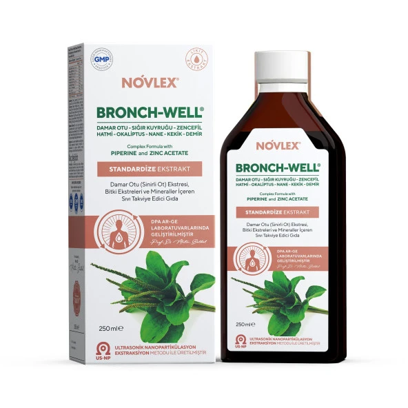 Novlex Bronch-Well Damar Otu Ekstresi ve Bitki Ekstreleri 250ml