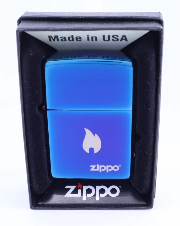 Zippo Flame Dizayn Indigo Çakmak - 4