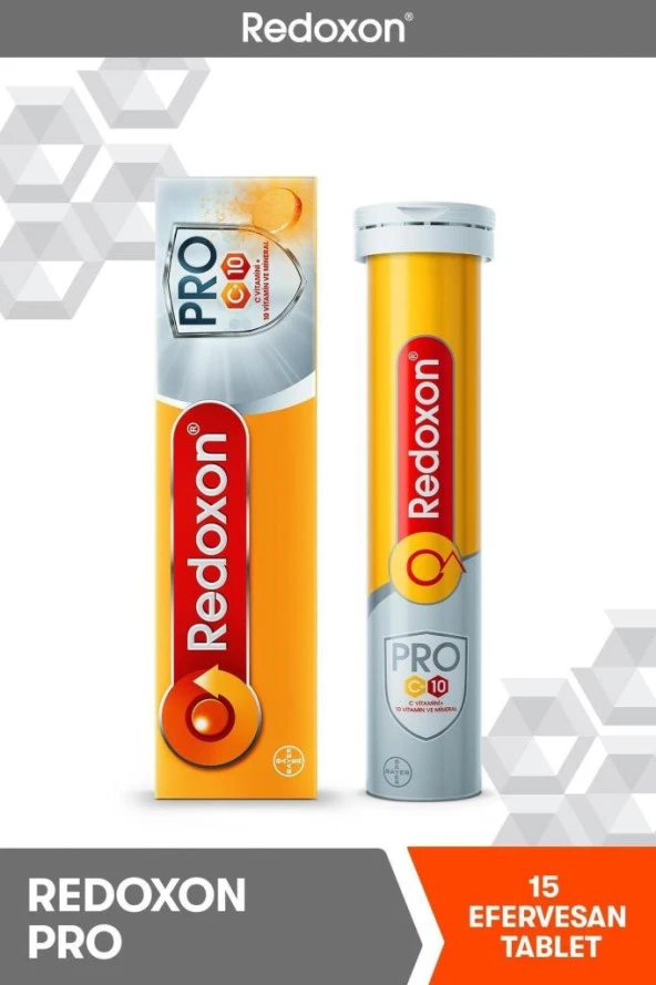 Redoxon Pro 15 Efervesan Tablet I 1000 C Vitamini, D Vitamini, Selenyum Ve Çinkoya Ek 7 Vitamin