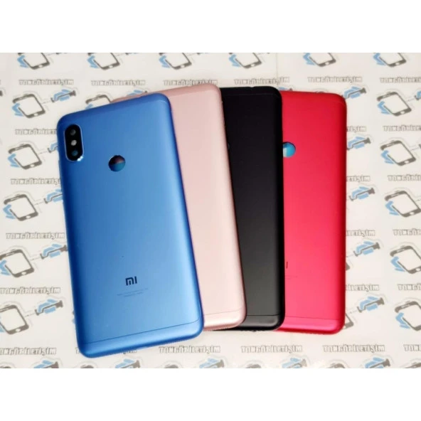 Gmr Xiaomi Mi A2 Lite Kasa orta çita  Arka Pil Batarya Kapağı Gold