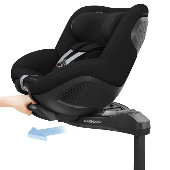 Maxi-Cosi Mica 360 Pro I-Size SlideTech Kızaklı İsofix'li Dönebilir Yatabilir 0-18 Kg Bebek Oto Koltuğu Authentic Black - 2