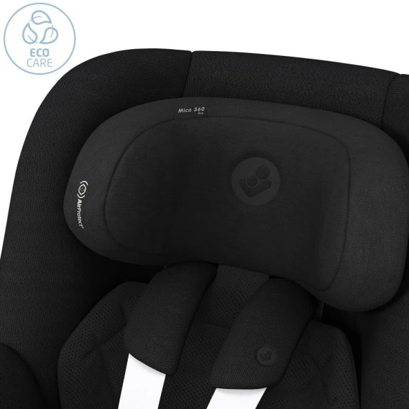 Maxi-Cosi Mica 360 Pro I-Size SlideTech Kızaklı İsofix'li Dönebilir Yatabilir 0-18 Kg Bebek Oto Koltuğu Authentic Black - 11