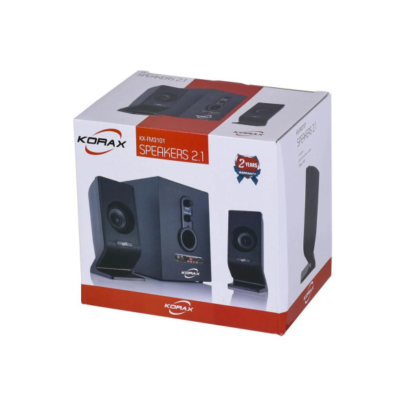 Korax KX-FM3101 Bluetooth 2+1 Ses Sistemi