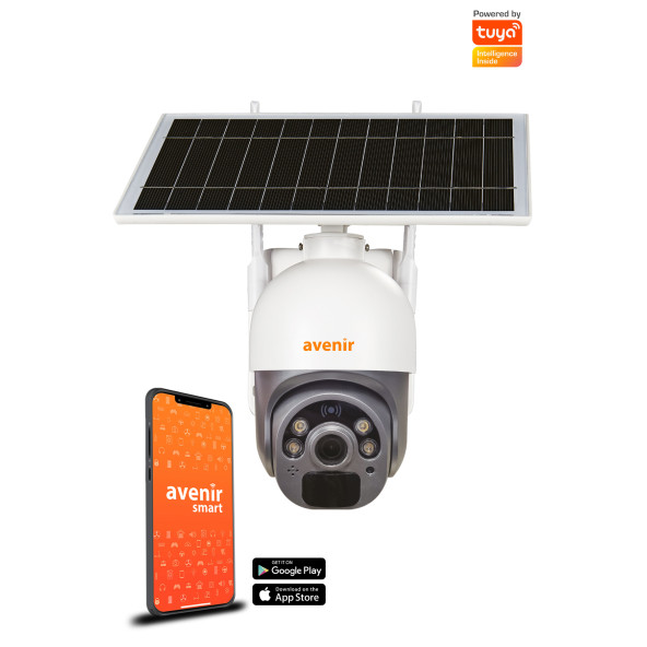 Avenir AV-S230 2 Mp Solar Panelli Wi-Fi Ptz Speed Dome Güvenlik Kamerası