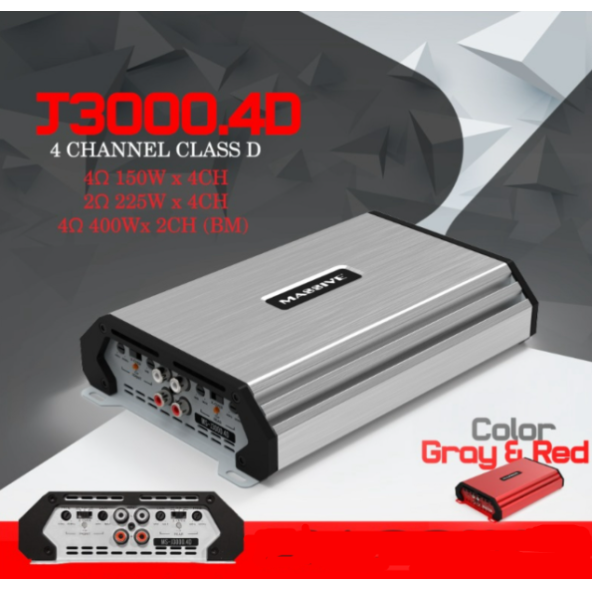 Reıss Audıo RS-AE1000.4D 4 Kanal Dijital 150WX4 Oto Amfi - 7
