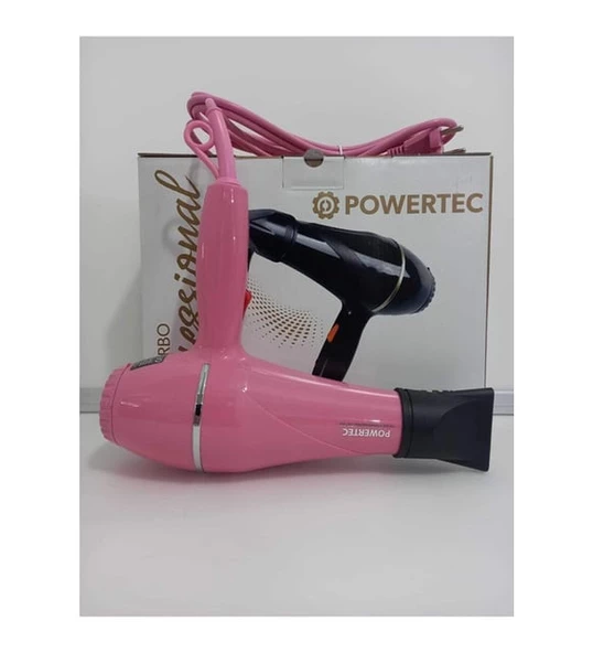 Powertec Tr 101 Pembe Saç Kurutma, Fön Makinesi