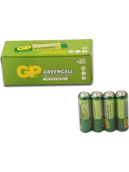 Gp Greencell R6 Aa Boy Çinko Kalem Pil 40'lı Paket GP15G-2S4