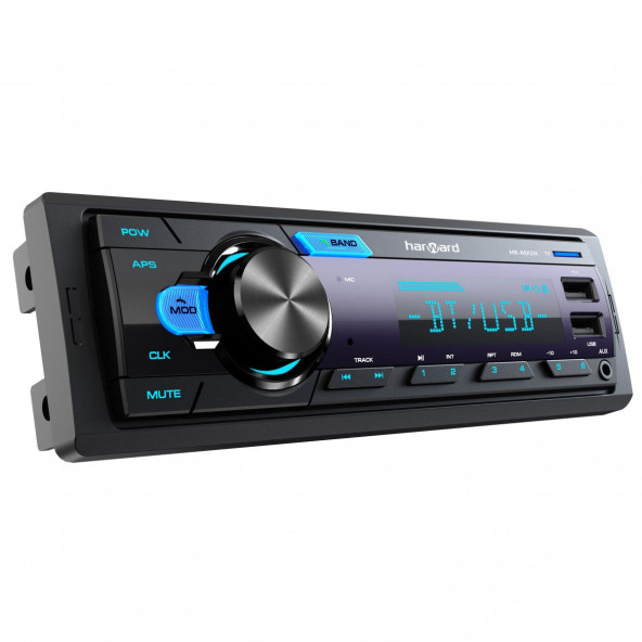 Soundmax Oto Teyp 4X50W Bt/2xusb/sd/fm/aux Mobil Aplikasyon Harward HR-MX1H