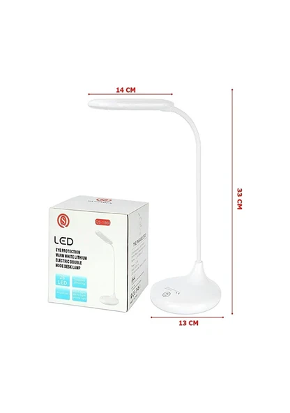 Şarjlı Sarı ve Beyaz Renk Masa Lambası Watton WT-005 - 2