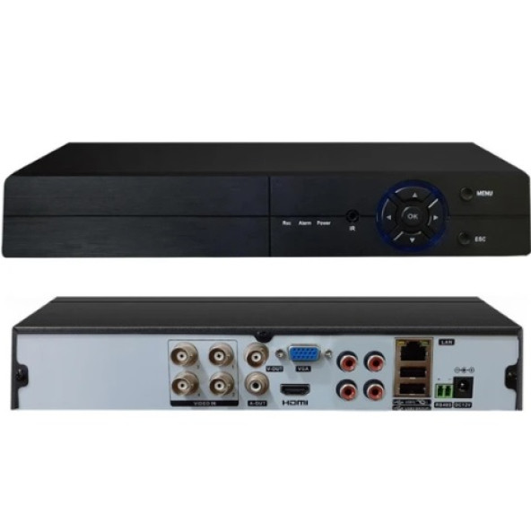 Avenir 6957461630403 Kayıt Cihazı Dvr Ahd 4 Kanal H265 1080P 5ın1 5mp 4 Kanal Ses Hibrit Xmeye Avenir AV-TC04M