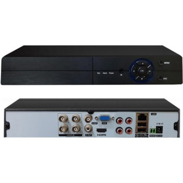 Avenir Kayıt Cihazı Ahd Dvr 4 Kanal 2mp 1080P H265 5ın1 Hibrit Xmeye Avenir AV-TC04GM