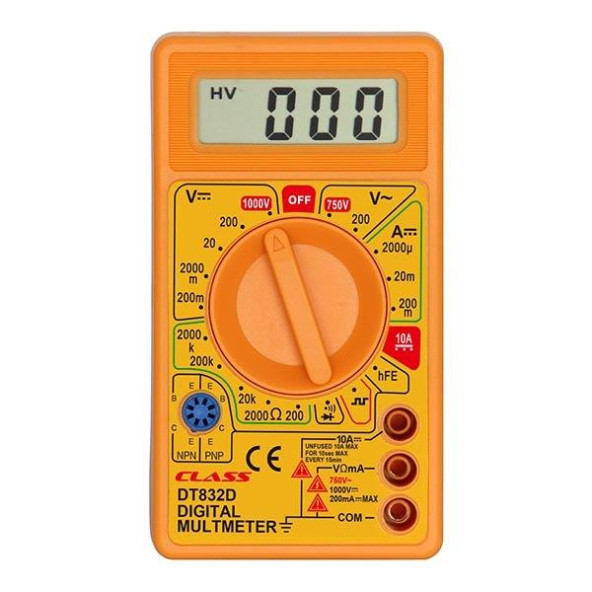 Class DT-832D Dijital Multimetre Ölçü Aleti