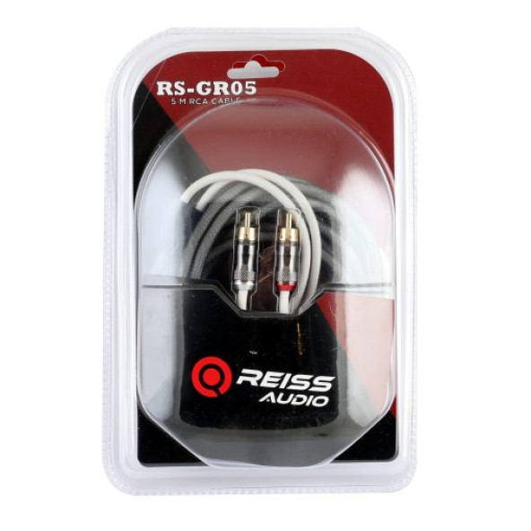 Reıss Audıo RS-GR05 5m Örgülü Rca Kablo - 2
