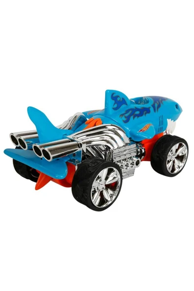 Her Çocuğun Hayali: Hot Wheels Sesli ve Işıklı Monster Action Köpek Balığı Araba 22cm. - 2