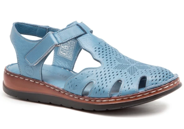 Mammamia D24ys 1280 Mavi Bayan Ayakkabı Terlik-Sandalet