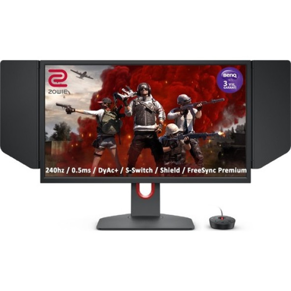 BenQ Zowie XL2546K 24.5" 0,5ms 240Hz (3xHDMI DP)TN FreeSync Premium DyAc+ S-Switch Pivot Espor Oyun Monitörü ürün görseli