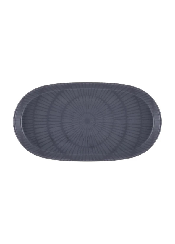 The Mia Noon Oval Servis 2li Gri 29 cm ürün görseli