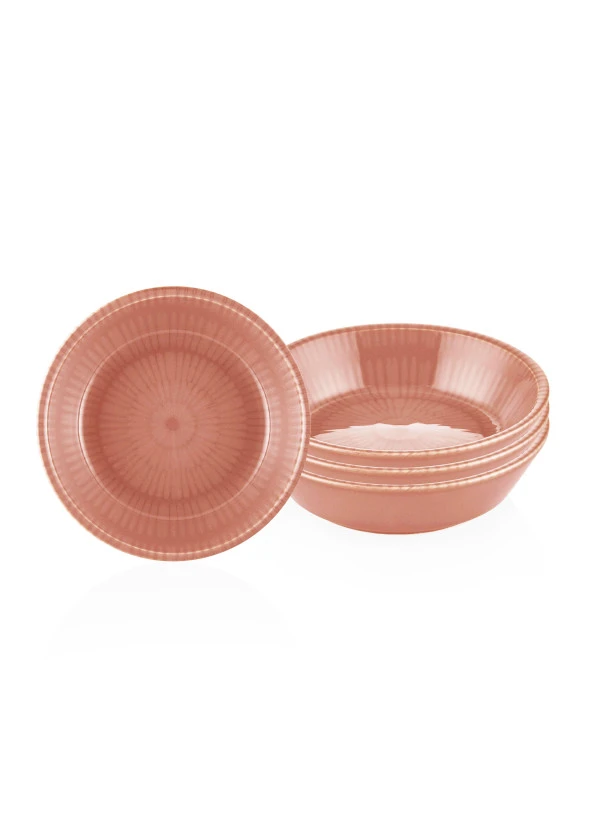 The Mia Noon Çerezlik 4lü Set Somon 10 cm - 3