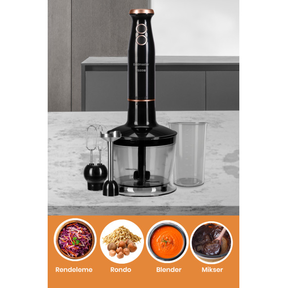 GOLDMASTER TrendHome 35 Parça Airfryer Sıcak Hava Fritöz Avantajlı Elektronik Evlilik Paketi Mutfak Çeyiz Seti - 4