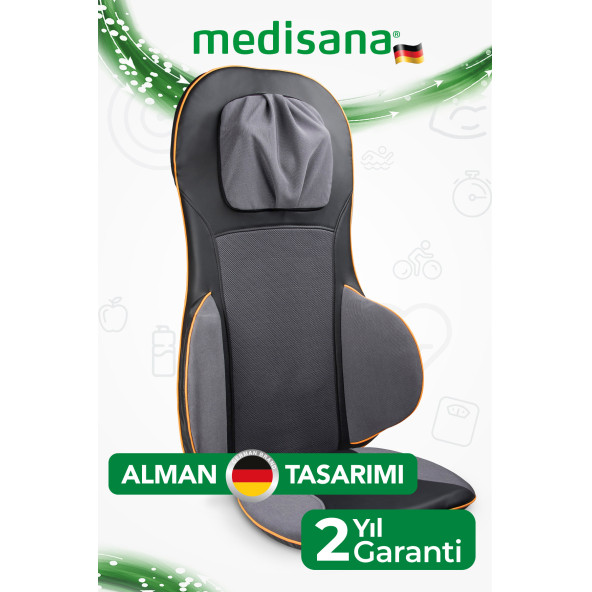 medisana Alman Tasarım Boy Ayarlamalı Isıtmalı Titreşimli Shiatsu Masaj Minderi Med88939