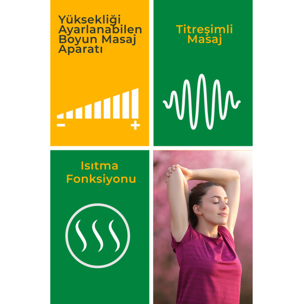 medisana Alman Tasarım Boy Ayarlamalı Isıtmalı Titreşimli Shiatsu Masaj Minderi Med88939 - Resim 3