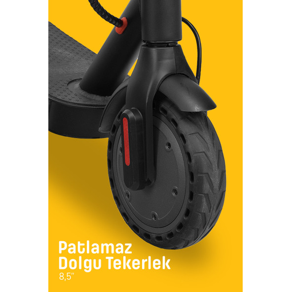 CityStar Yeni Nesil Güçlü Fırçasız Motor Elektrikli Scooter - 7