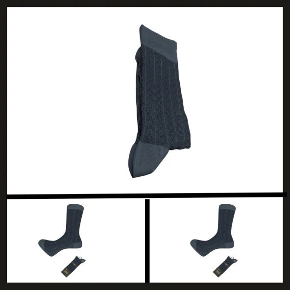 Uyguna-Yakala Füme 18132-r2 Rambutan Modal Erkek Çorabı-RAP.237 ürün görseli