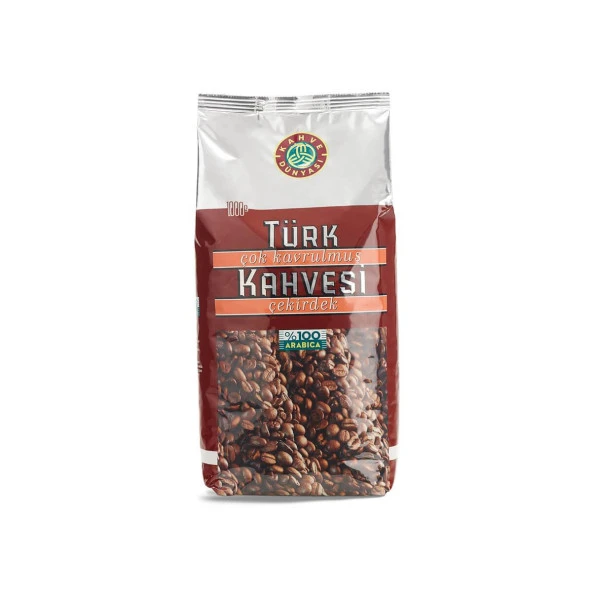 Kahve Dünyası Çok Kavrulmuş Türk Kahvesi 1 kg x 3 Adet - Resim 2