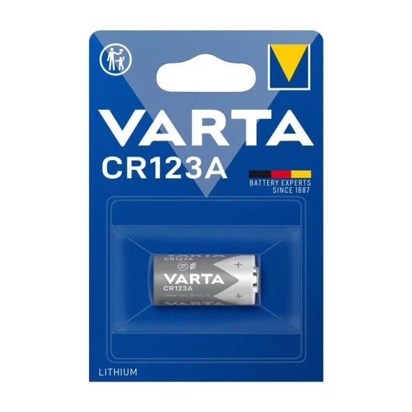 Varta CR123A Profesyonel Lityum Pil 1 Adet
