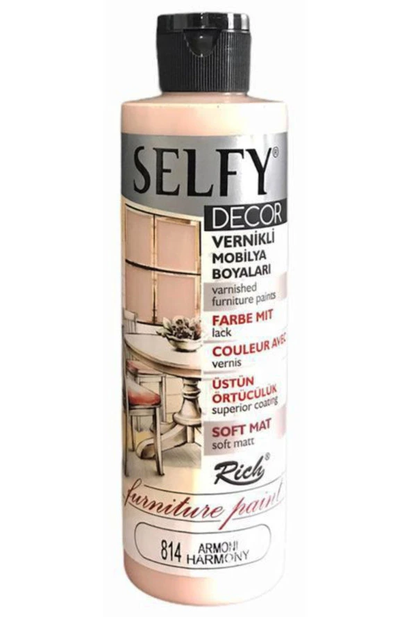 Selfy Decor 240 Cc Armoni Vernikli Mobilya Boyaları 814