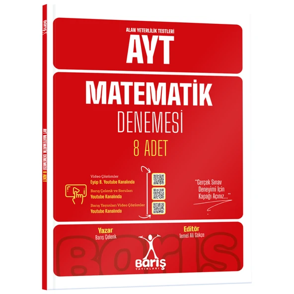 Barış Yayınları AYT Matematik Denemesi 8 Adet