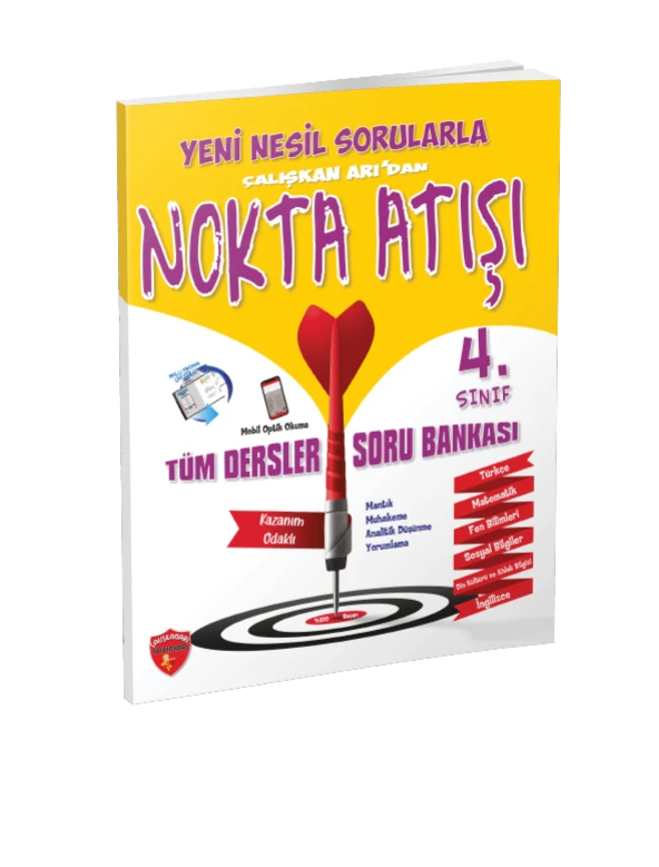 Kitabinial.Com Çalışkan Arı’dan 4.Sınıf Nokta Atışı Soru Bankası