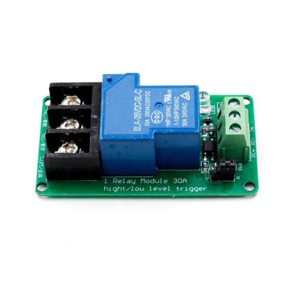 5V 1 Kanal 220V 30A Röle Modül Yüksek Akım Güç Kontrol Anahtarı Opto İzolasyon Düşük/Yüksek Tetik - 6