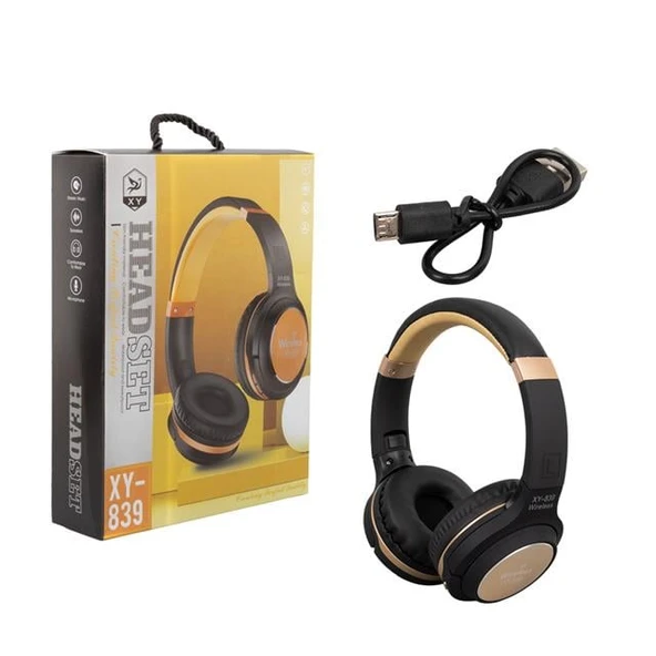 Magicvoice XY-839 Kablosuz Bluetooth Kulaküstü Tasarım Kulaklık - 9