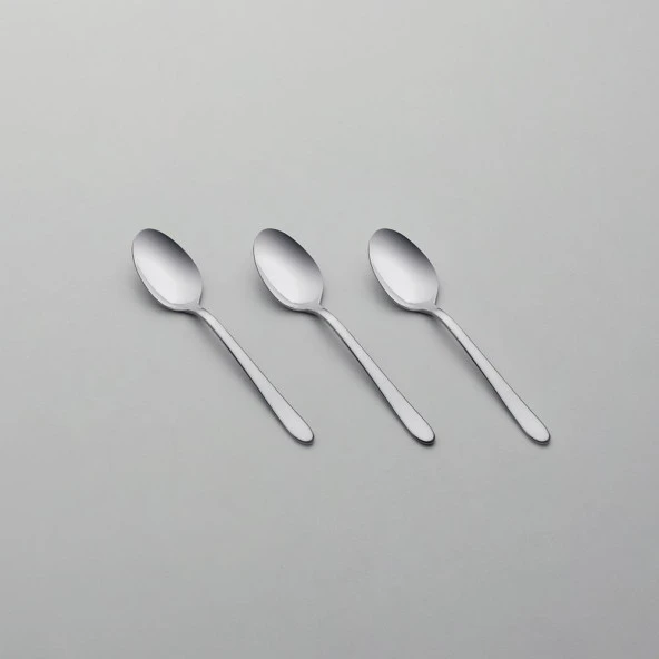 Nehir sultan çay kaşık - 6 lı çay kaşığı paslanmaz çelik