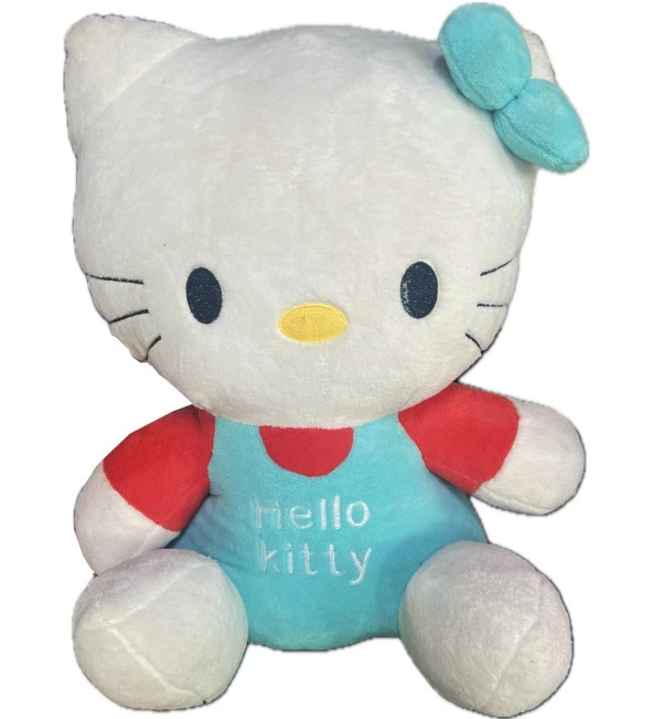 SEvimli Oturan Peluş Hello Kitty - 80 cm, Uyku ve Oyun Arkadaşı - Resim 2