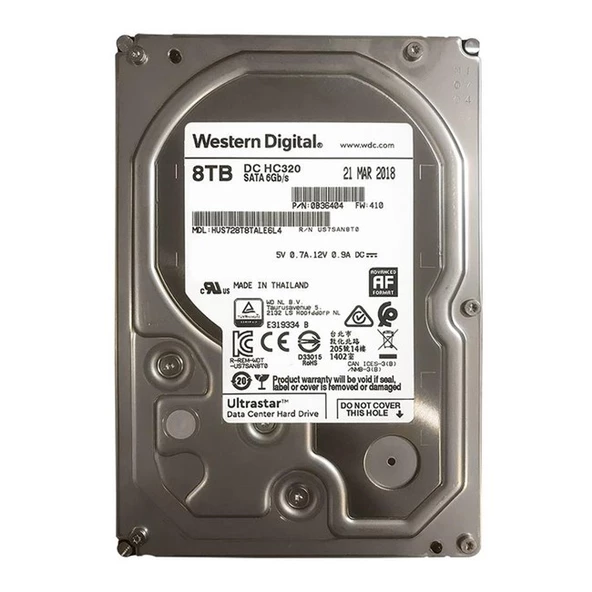 WD Ultrastar DC HC320 Enterprise 8TB -0B36404 - 2