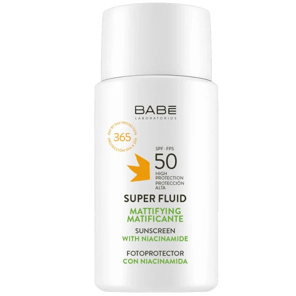 Babe Super Fluid Sunscreen Mattifying SPF50 50 ml