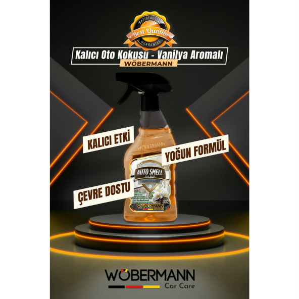 Wöbermann Araç Parfümü Kalıcı Oto Kokusu Vanilya Aromalı 400 Ml. - 4
