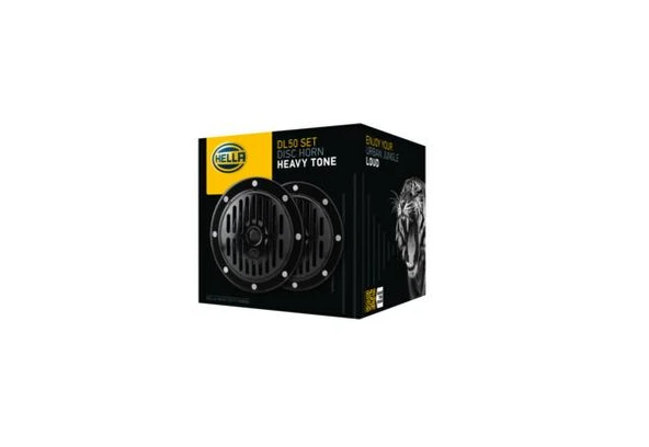 Hella Superton Korna 12V Siyah 310-380 Hz 3CB004811-042 - 4