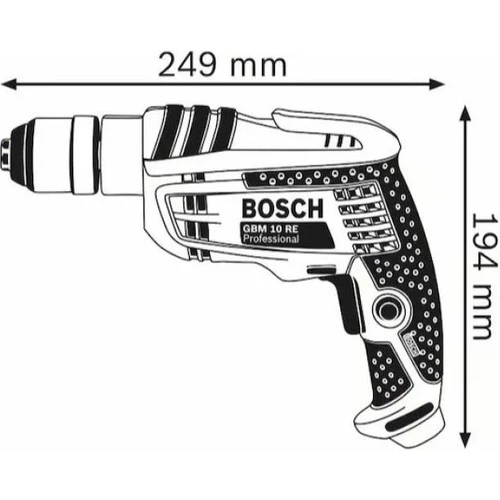 Bosch Profesyonel Gbm 10 Re Elektrikli Matkap 600W - 3