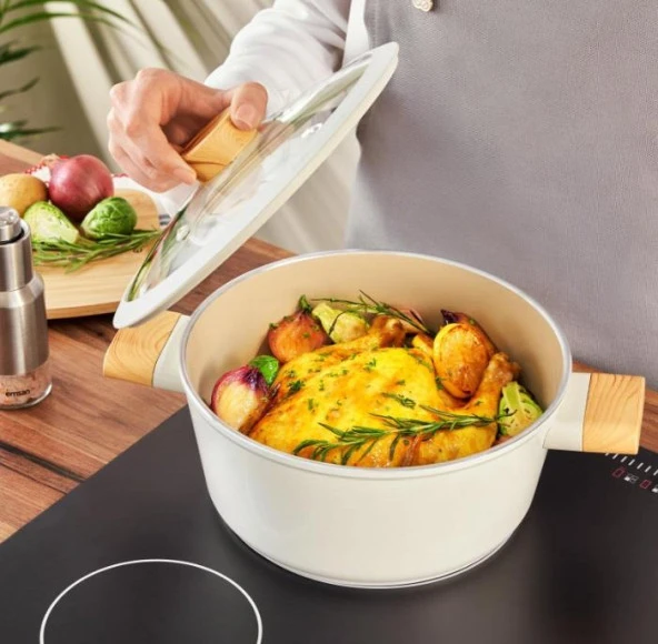 Emsan Swiss Crystal 24cm Derin Tencere