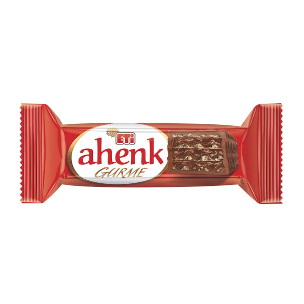 Eti Ahenk Gurme Çik.Kaplı Fındık Krema.Gofret 50 Gr 12 Adet